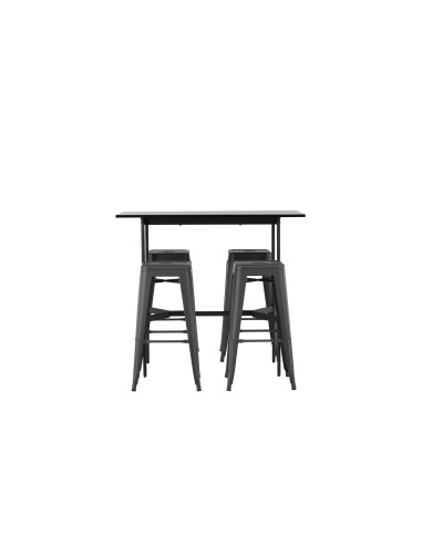 Matgrupp Rax med Tempe matstolar, 120 × 60 cm