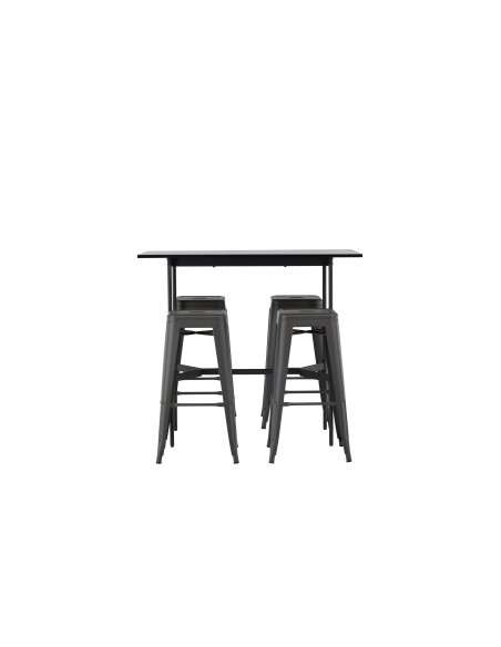 Matgrupp Rax med Tempe matstolar, 120 × 60 cm