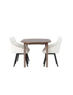 Matgrupp Andy med Rosie matstolar, 180 × 75 cm 2