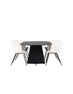 Matgrupp Bootcut med Day matstolar, 230 × 115 cm 2