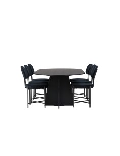 Matgrupp Bootcut med Stella matstolar, 230 × 115 cm 2