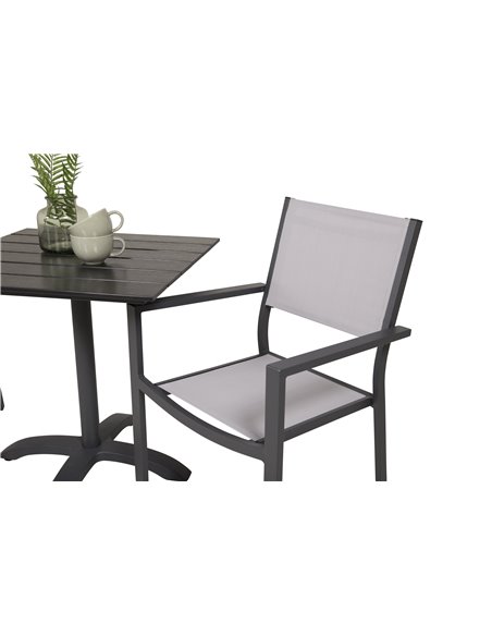 Matgrupp Colorado med Copacabana matstolar, 70 × 70 cm