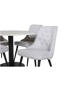 Matgrupp Estelle med Velvet Deluxe matstolar 2
