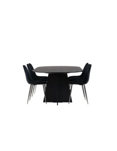 Matgrupp Bootcut med Polar matstolar, 230 × 115 cm 2