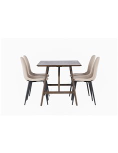 Matgrupp Kaseidon med Polar matstolar, 120 × 80 cm 2