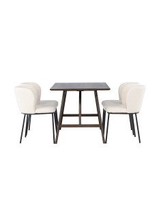 Matgrupp Kaseidon med Edina matstolar, 120 × 80 cm 2