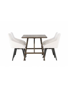 Matgrupp Kaseidon med Rosie matstolar, 120 × 80 cm 2
