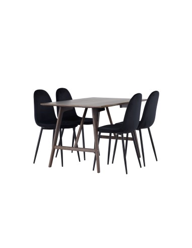 Matgrupp Kaseidon med Polar matstolar, 120 × 80 cm