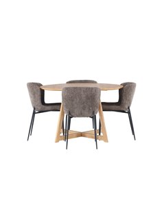 Matgrupp Yakidon med Modesto matstolar
