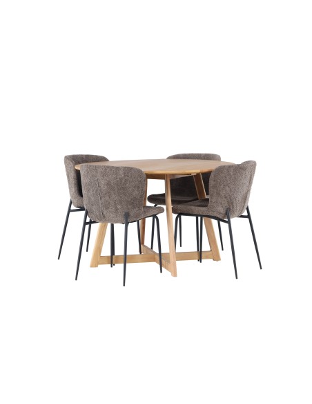 Matgrupp Yakidon med Modesto matstolar