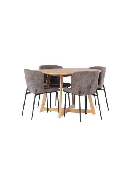 Matgrupp Yakidon med Modesto matstolar