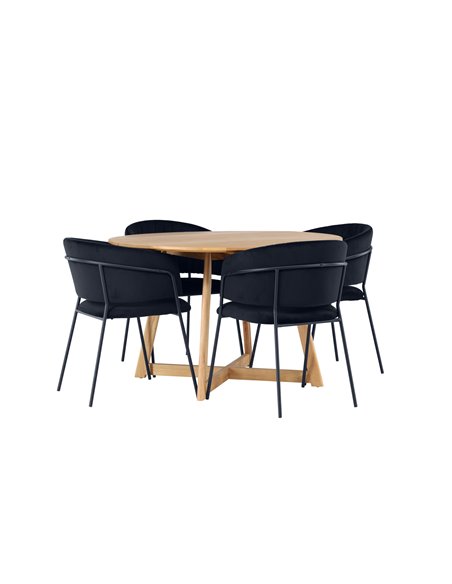 Matgrupp Yakidon med Selma matstolar