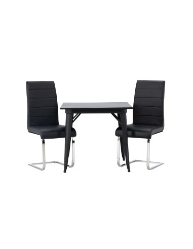 Matgrupp Tempe med Tempo matstolar, 80 × 80 cm