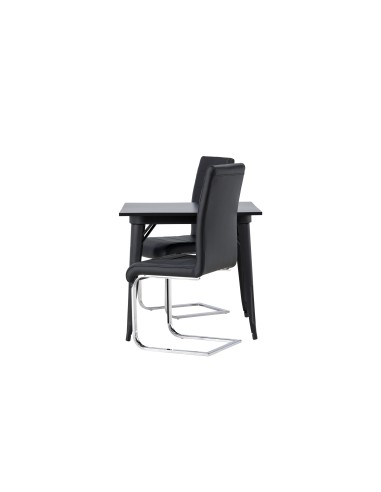 Matgrupp Tempe med Tempo matstolar, 80 × 80 cm
