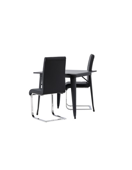Matgrupp Tempe med Tempo matstolar, 80 × 80 cm