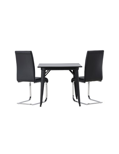 Matgrupp Tempe med Tempo matstolar, 80 × 80 cm