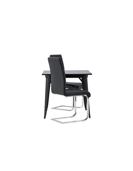Matgrupp Tempe med Tempo matstolar, 80 × 80 cm
