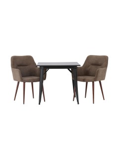 Matgrupp Tempe med Tomorrow matstolar, 80 × 80 cm