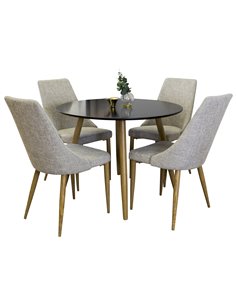 Matgrupp Plaza med Leone matstolar
