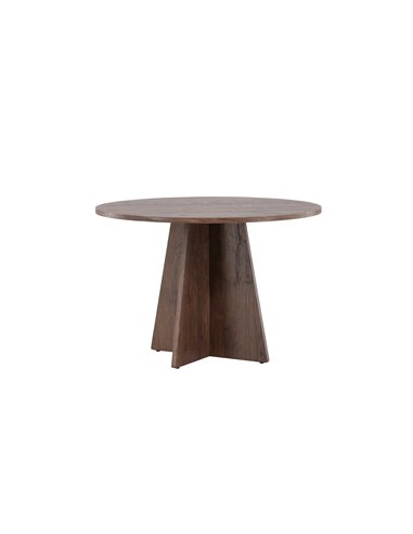 Runt matbord Bootcut, Ø110 cm, Mocca
