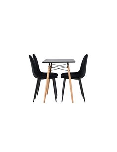 Matgrupp Danburi med Polar matstolar, 120 × 60 cm 2