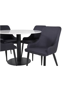 Matgrupp Estelle med Plaza matstolar 2