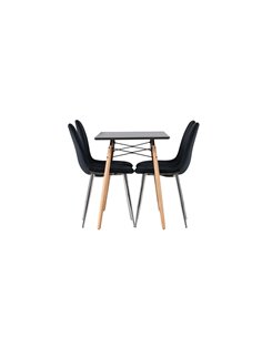 Matgrupp Danburi med Polar matstolar, 120 × 60 cm 2