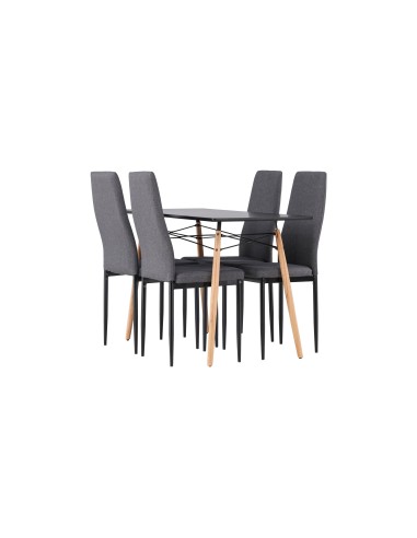 Matgrupp Danburi med Petra matstolar, 120 × 60 cm