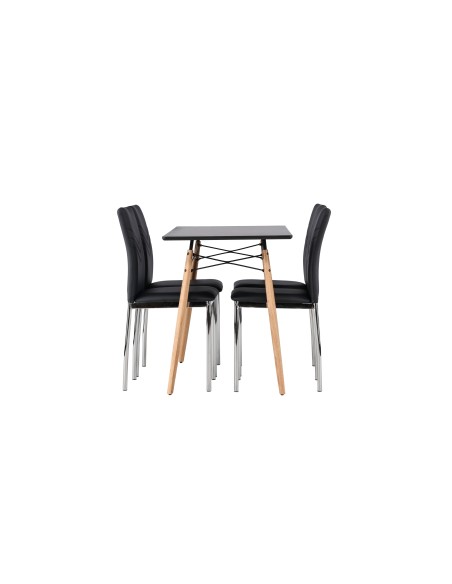 Matgrupp Danburi med Lily matstolar, 120 × 60 cm
