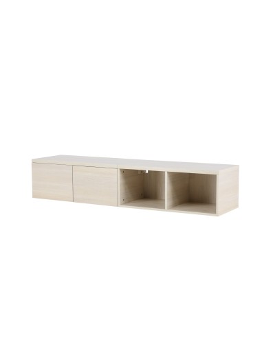 TV-bänk Nomi, 180 cm, Vitlaserad