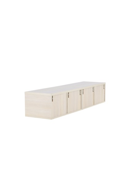 TV-bänk Nomi, 180 cm, Vitlaserad