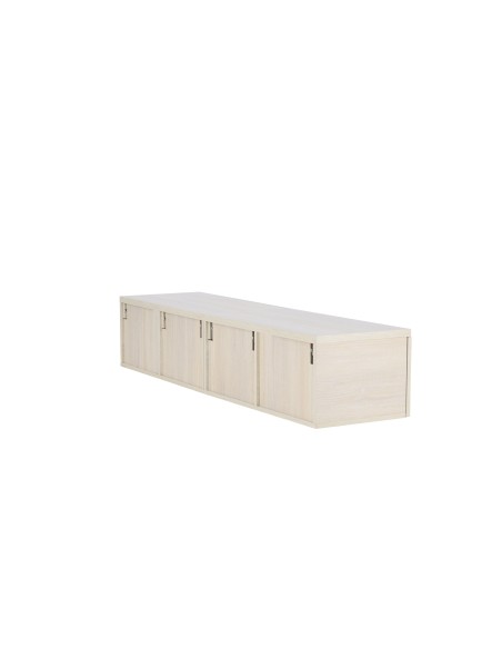 TV-bänk Nomi, 180 cm, Vitlaserad