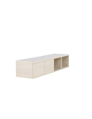 TV-bänk Nomi, 180 cm, Vitlaserad