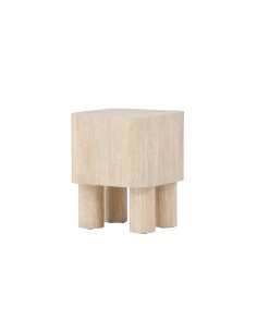 Sidobord Klirou, 40 × 40 cm, Beige 2
