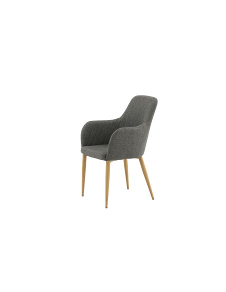 Matstol Comfort, Grå/Natur