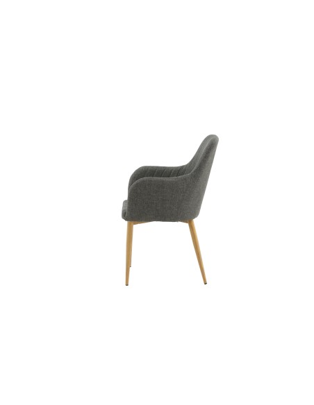 Matstol Comfort, Grå/Natur