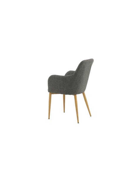Matstol Comfort, Grå/Natur