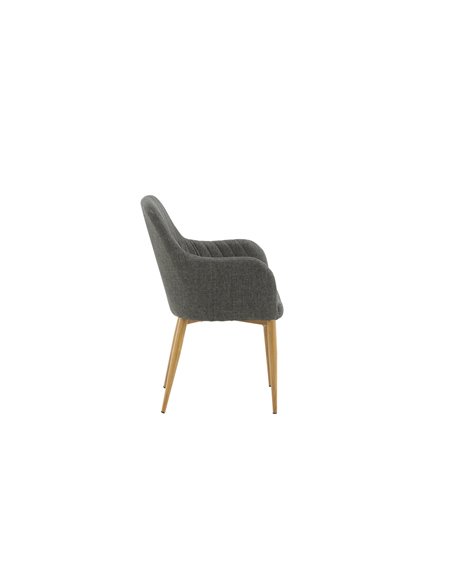 Matstol Comfort, Grå/Natur