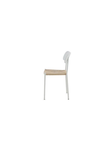 Matstol Polly, Natur/Vit