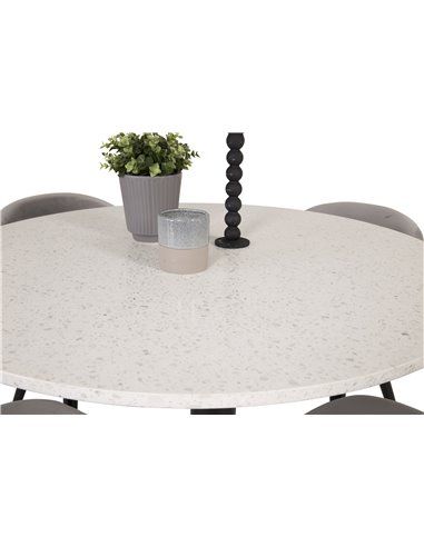 Matgrupp Razzia med Velvet matstolar