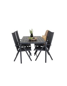 Matgrupp Break med Break matstolar, 150 × 90 cm 2