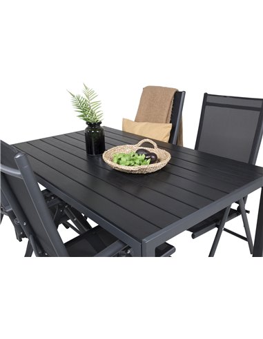 Matgrupp Break med Break matstolar, 150 × 90 cm