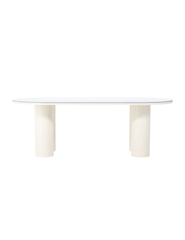 Matbord Havstenssund, 220 × 110 cm, Vit