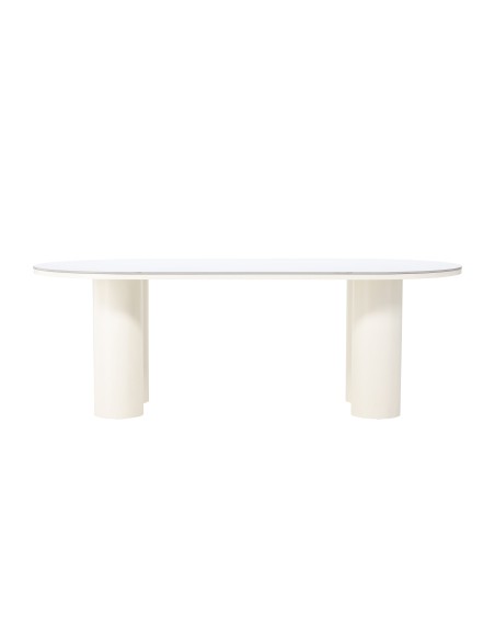 Matbord Havstenssund, 220 × 110 cm, Vit