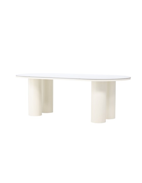Matbord Havstenssund, 220 × 110 cm, Vit