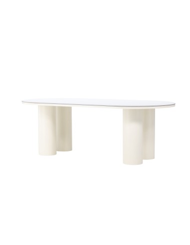 Matbord Havstenssund, 220 × 110 cm, Vit