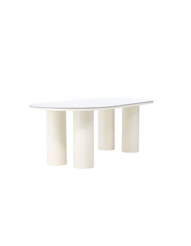 Matbord Havstenssund, 220 × 110 cm, Vit