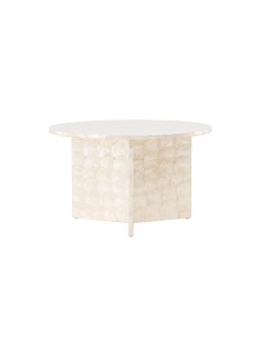Runt soffbord Smögen, Ø70 cm, Beige
