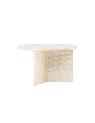 Runt soffbord Smögen, Ø70 cm, Beige