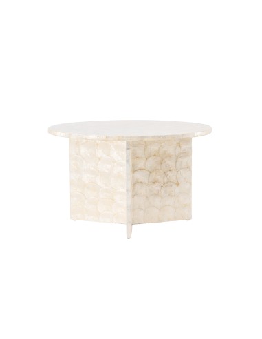 Runt soffbord Smögen, Ø70 cm, Beige